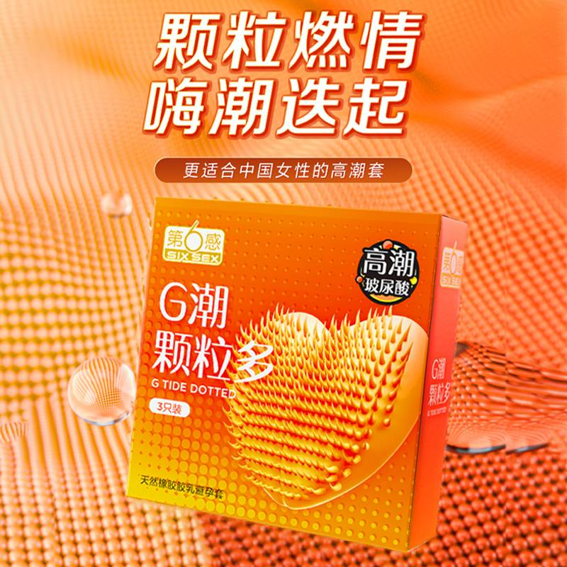 3S 6th Sense G-Wave Textured Condoms – Beaded & Multi-Pack