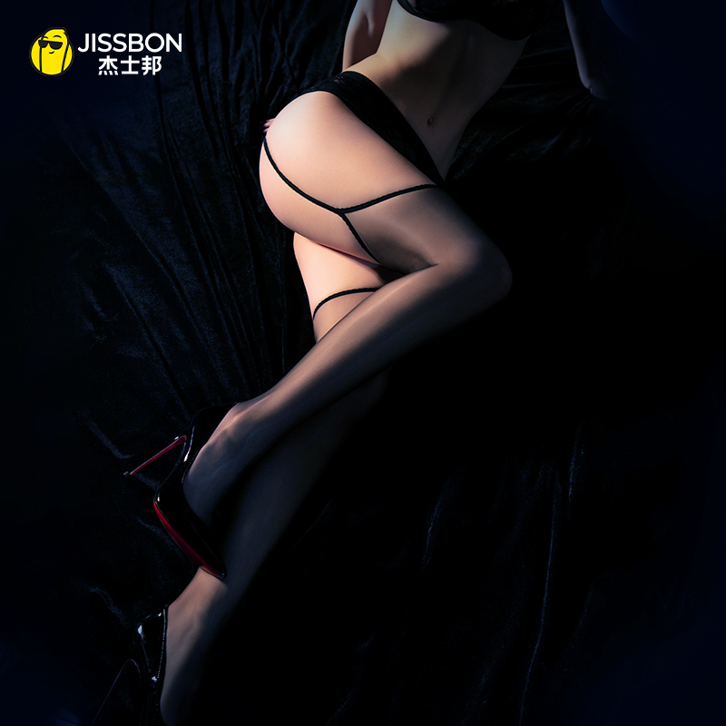 Jissbon Aurora Seamless Garter Stockings – Minimalist One-Piece Lace with High Elastic Band