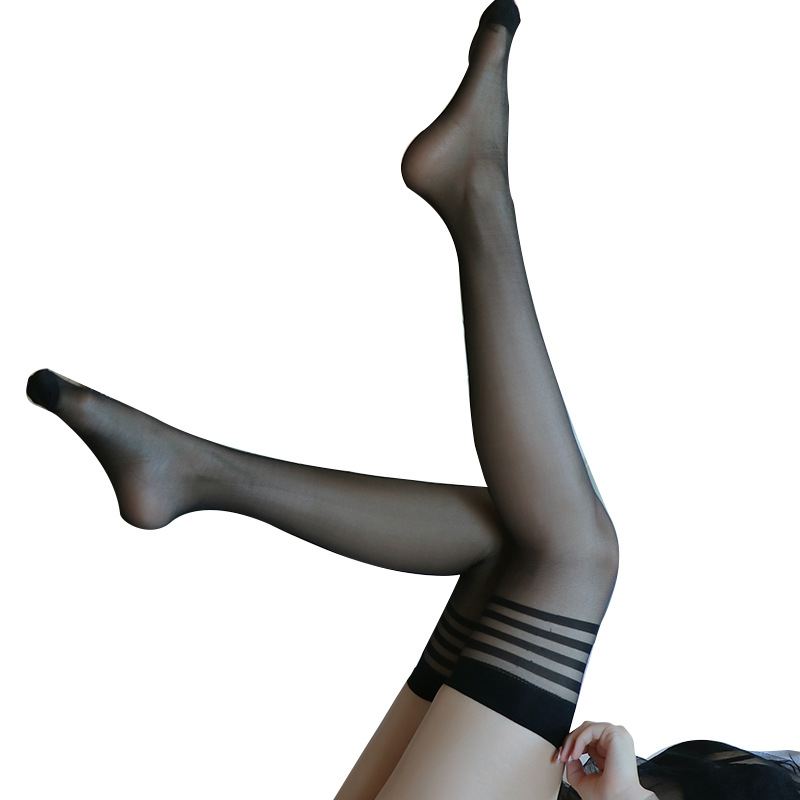 Three-Stripe Fishnet Stockings 9910 – Black, Sexy & Seductive