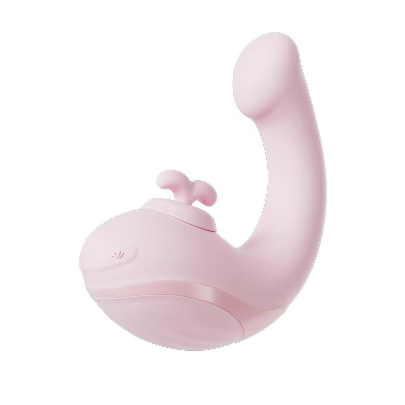 SIXSEX Sense MiaoLang Series – YoYo Whale Multi-Function Vibrator, Cloud White