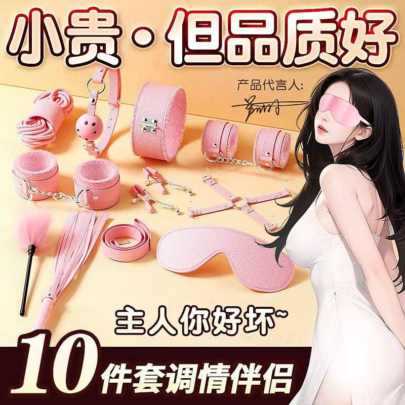 精品SM套装-毛绒10件套SM-10MR 情趣调教捆绑束缚游戏另类玩具 男女可用