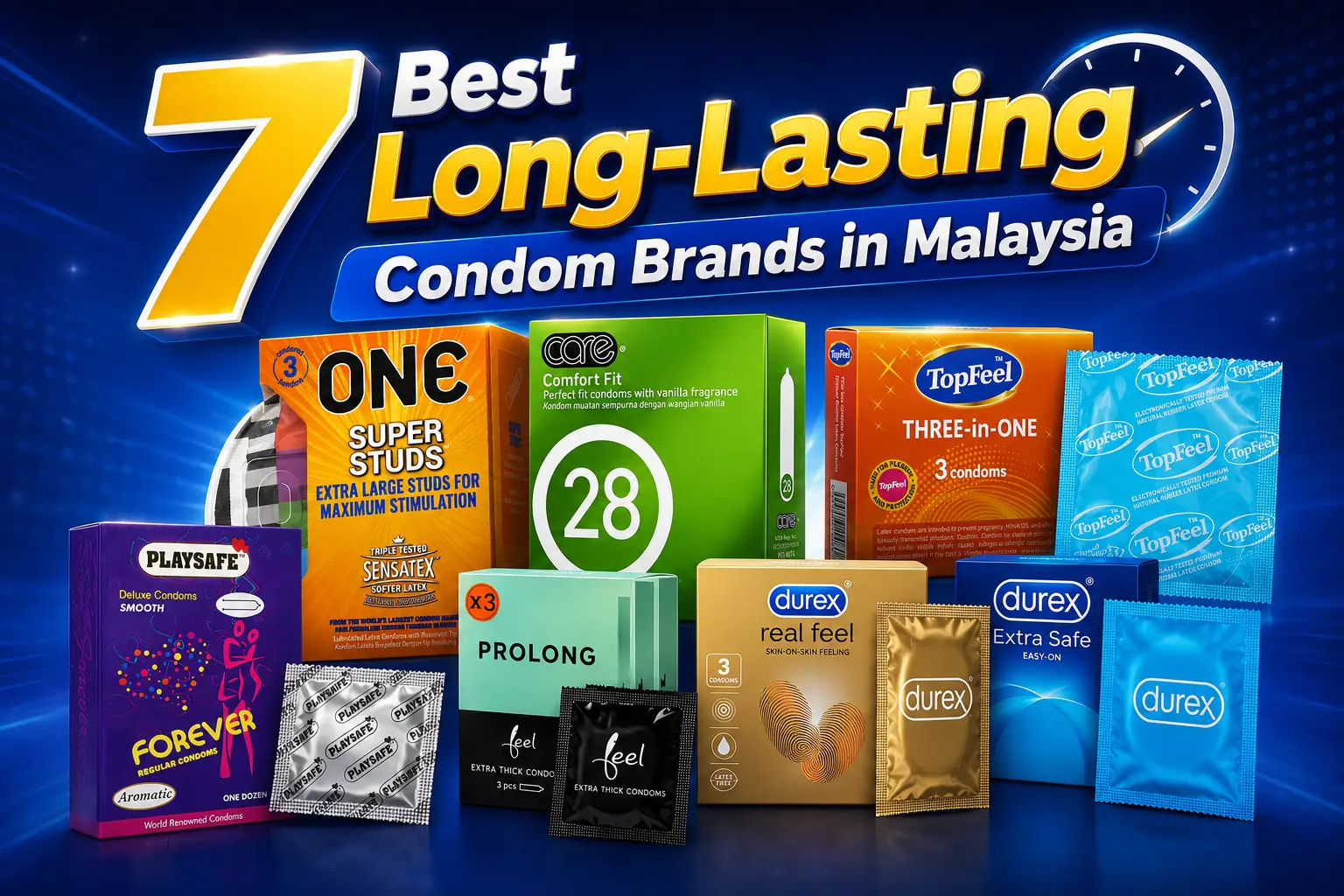 7 Best Long-Lasting Condom Brands in Malaysia