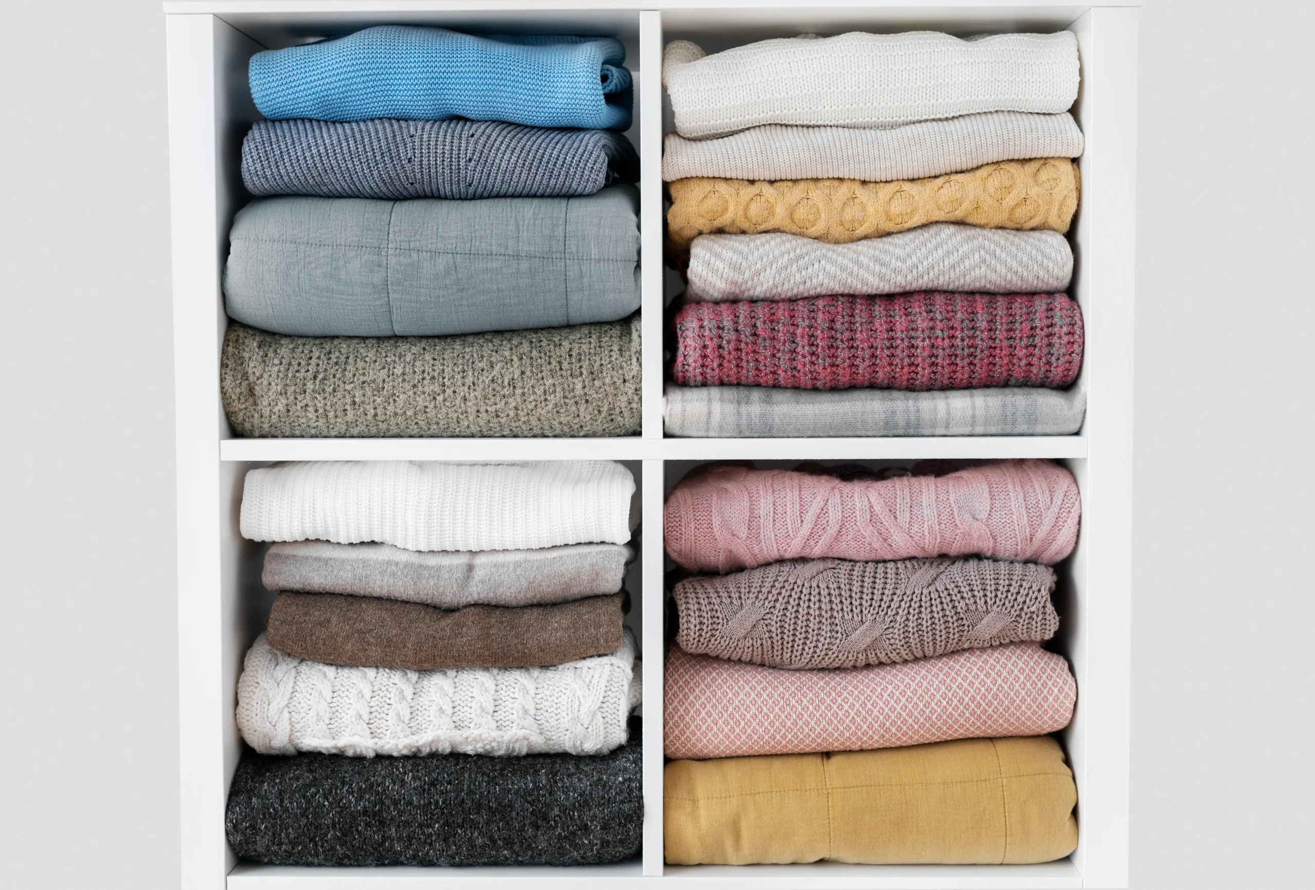 Close up on cozy texture detail