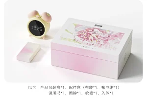 Alarm Clock Suction Vibrator with App Control Remote Access and Quiet Stimulation for Women