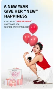 Alarm Clock Suction Vibrator with App Control Remote Access and Quiet Stimulation for Women