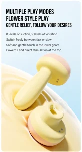 Alarm Clock Suction Vibrator with App Control Remote Access and Quiet Stimulation for Women