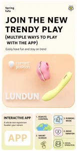 ANKNI Spring FaFa Blossom APP-Controlled Vibrator for Women Rechargeable Massager