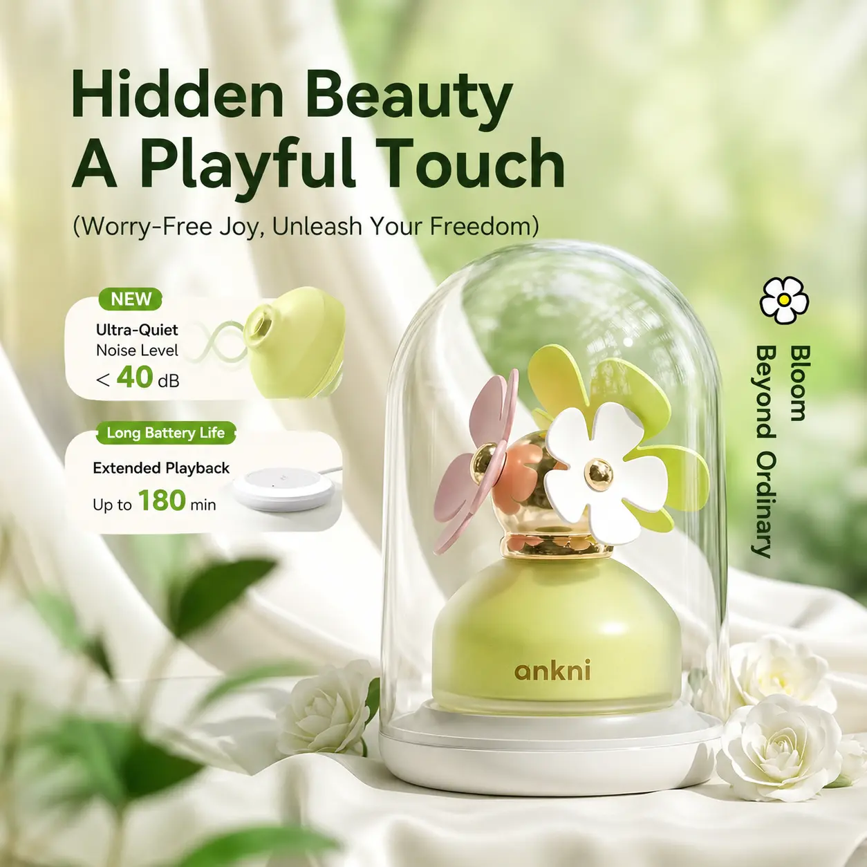 ANKNI Spring Fafa Blossom Clitoral Suction Stimulator for Women