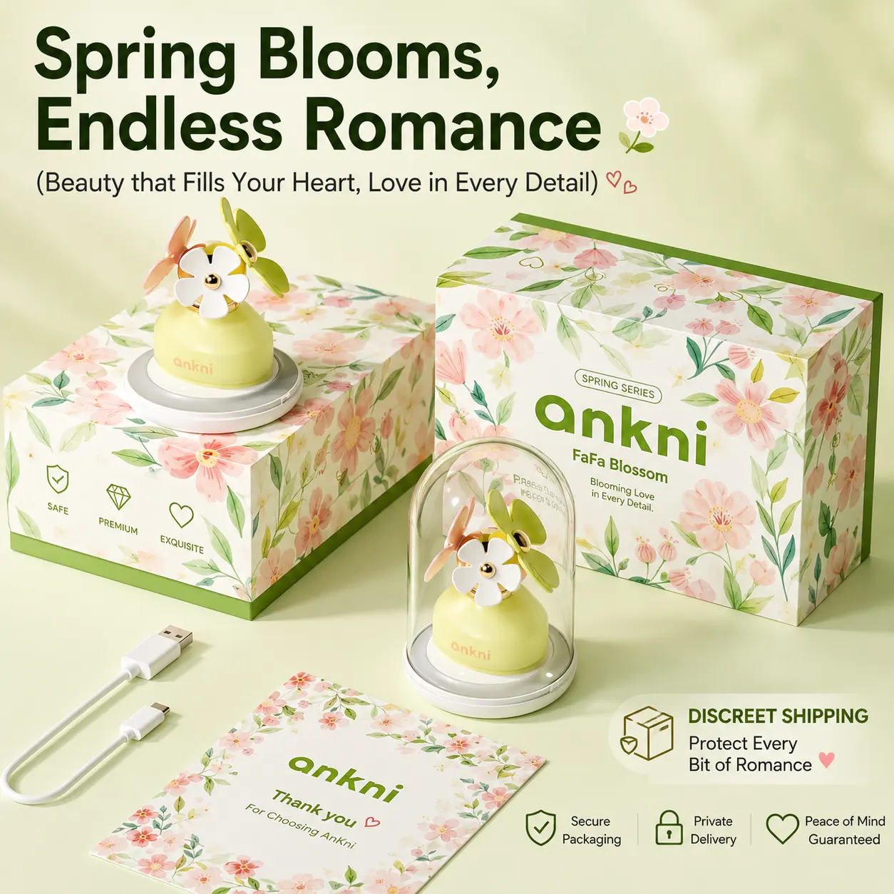 ANKNI Spring Fafa Blossom Clitoral Suction Stimulator for Women