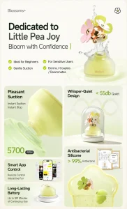 ANKNI Spring FaFa Blossom APP-Controlled Suction Massager for Women