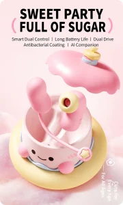 ANKNI Spring FaFa Sweetie Party Set Sucking & Vibrating AI Egg Vibrator With Remote Wearable Vaginal Stim
