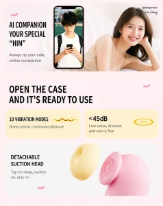 ANKNI Spring FaFa Sweetie Party Set Sucking & Vibrating AI Egg Vibrator With Remote Wearable Vaginal Stim