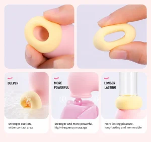ANKNI Spring FaFa Sweetie Party Set Sucking & Vibrating AI Egg Vibrator With Remote Wearable Vaginal Stim