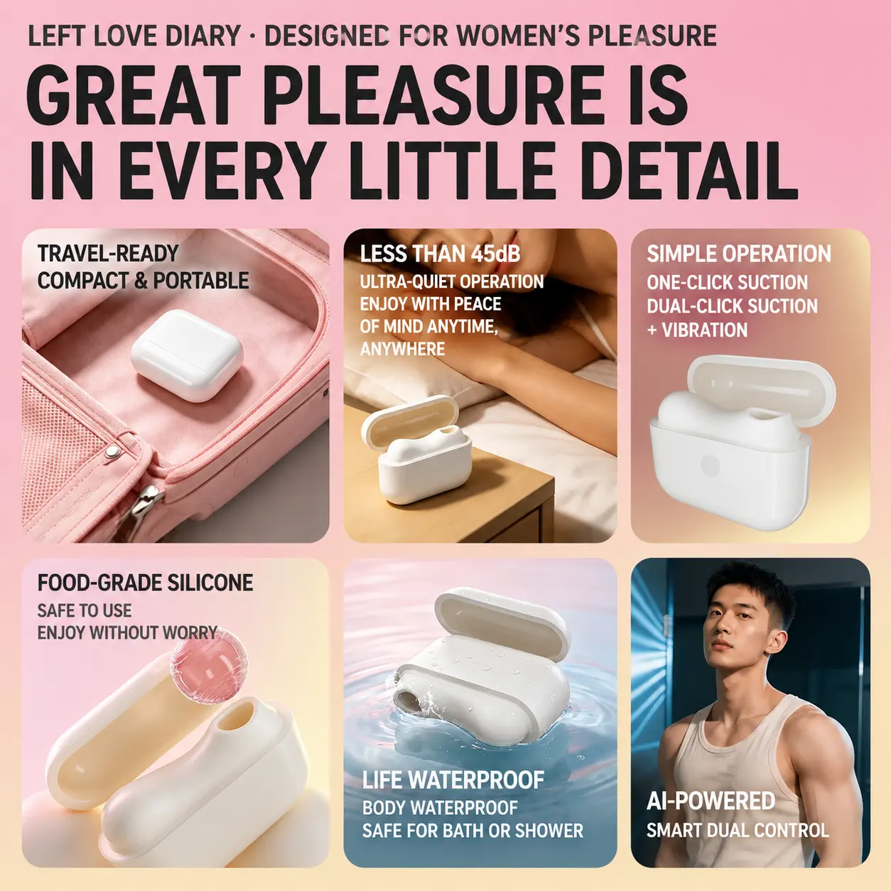 cake-bunny-earbud-design-app-controlled-vibrating-suction-massager-for-women-03 Cake Bunny Earbud Design App Controlled Vibrating Suction Massager For Women