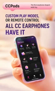 Cake Bunny Earbud Design App Controlled Vibrating Suction Massager For Women