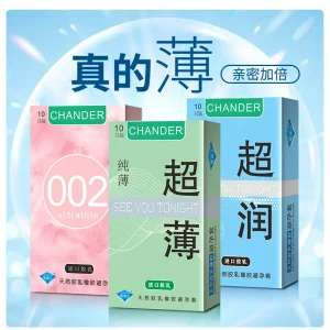香黛儿超润薄002避孕套天然乳胶光面安全套超薄防护型10只装