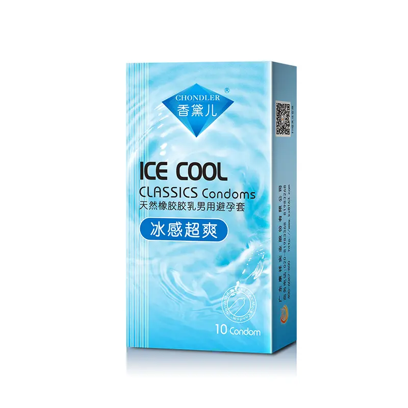 Chondler Ice Cool Sensation Dynamic Series Male Condoms 10pcs