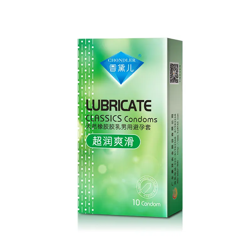 Chondler Ultra Lubricated Smooth Glide Dynamic Series Male Condoms 10pcs
