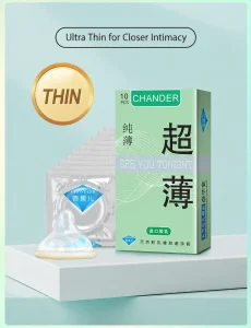 Chondler Ultra Thin Condoms Smooth Surface Protection Condoms