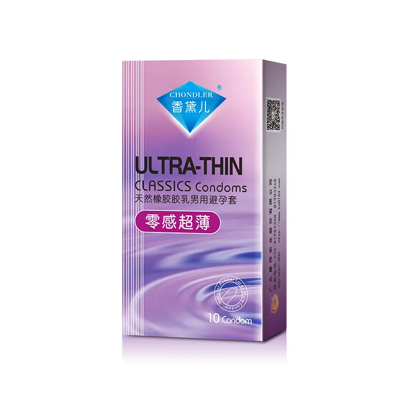 Chondler Zero Feeling Ultra Thin Dynamic Series Male Condoms 10pcs