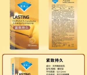 Chondler Tight Fit Long Lasting Dynamic Series Male Condoms 10pcs