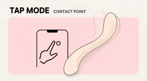HERZGIRL #808 Wearable G-Spot Vibrator for Women APP-Controlled Tapping & Vibrating Massager