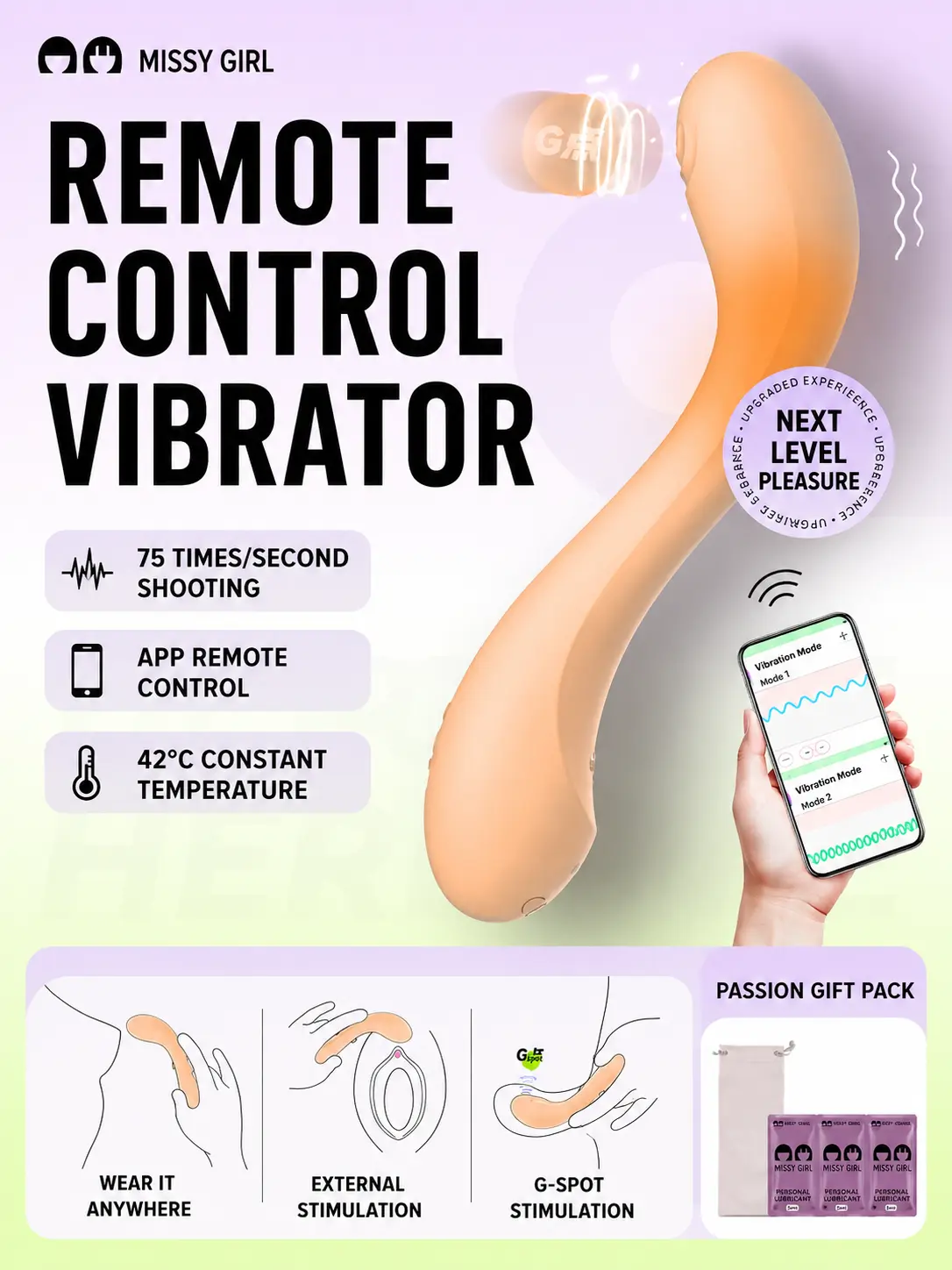 herzgirl-808-wearable-g-spot-vibrator-for-women-app-controlled-tapping-and-vibrating-massager-04 HERZGIRL #808 Wearable G-Spot Vibrator for Women APP-Controlled Tapping & Vibrating Massager