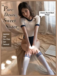 Japanese-Style Gym Sailor Uniform Sexy Sleepwear Cute Couple Lingerie Set for Women Soft Girl Bedroom Costume Set NY