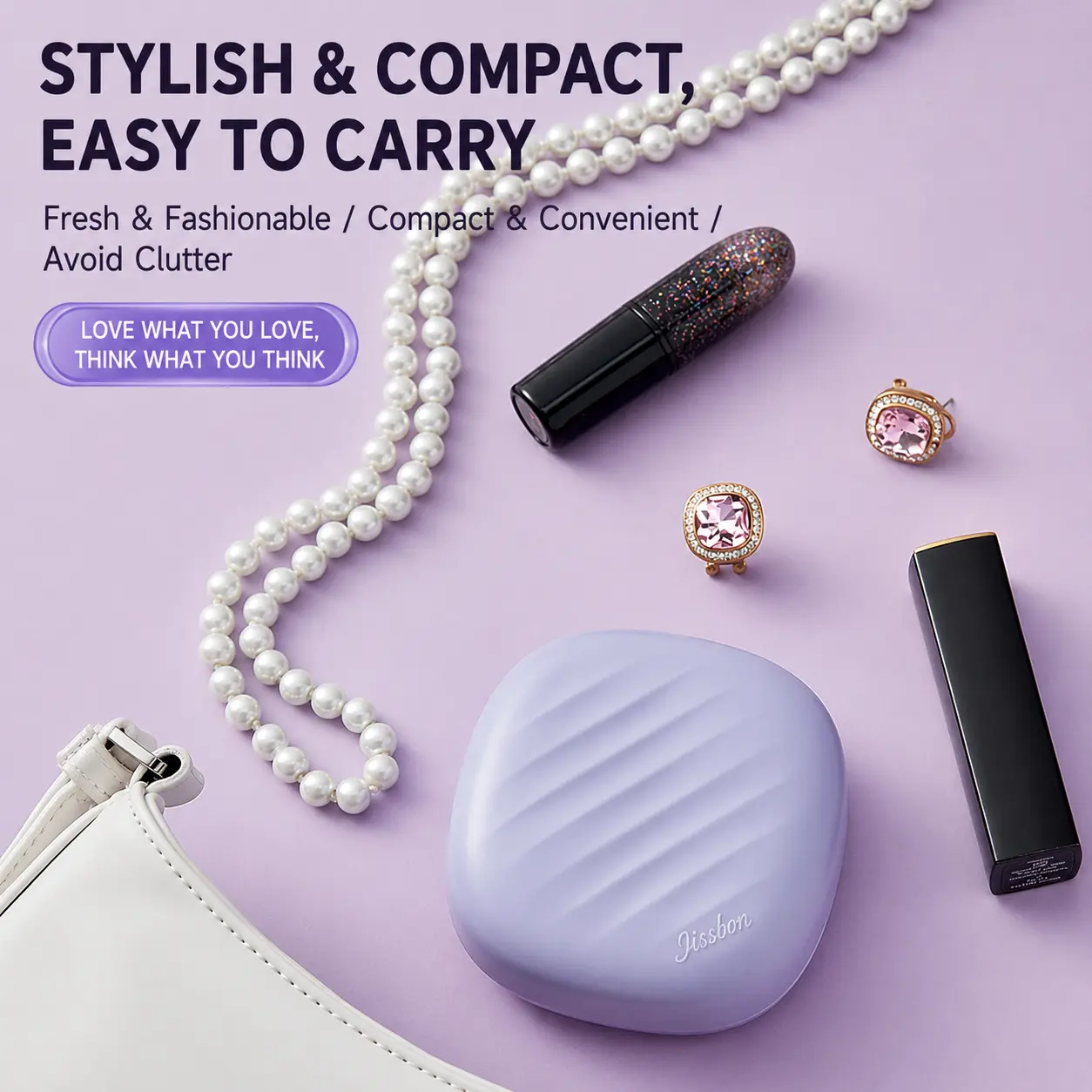 Jissbon 2-in-1 Nipple Sucking Vibrator Egg Clitoral Stimulator G-Spot Massager