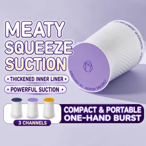 Jissbon Air Pulse Masturbation Egg with Stimulating Teasing and Tight Fit Options