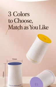 Jissbon Air Pulse Masturbation Egg with Stimulating Teasing and Tight Fit Options