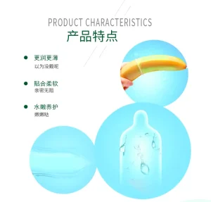 Kindon Hyaluronic Acid Lubricated Ultra-Thin 003 Natural Latex Male Condoms 2pcs