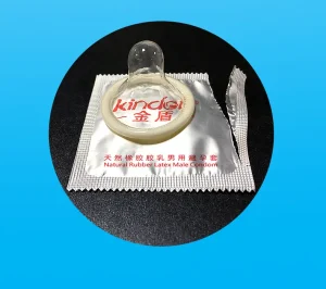 Kindon Hyaluronic Acid Lubricated Ultra-Thin 003 Natural Latex Male Condoms 7pcs
