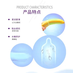 Kindon Invisible Feel Ultra-Thin 003 Natural Latex Male Condoms 2pcs