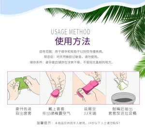 Kindon Invisible Feel Ultra-Thin 003 Natural Latex Male Condoms 2pcs