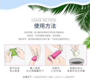 Kindon Magic Ultra-Thin 003 Natural Latex Male Condoms 2pcs