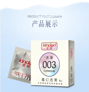 Kindon Magic Ultra-Thin 003 Natural Latex Male Condoms 2pcs
