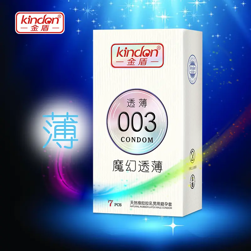 kindon-magic-ultra-thin-003-natural-latex-male-condoms-7pcs-01 Kindon Magic Ultra-Thin 003 Natural Latex Male Condoms 7pcs