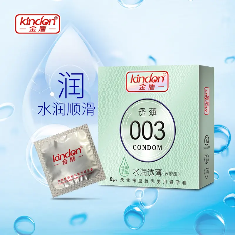 Kindon Hyaluronic Acid Lubricated Ultra-Thin 003 (2pcs)