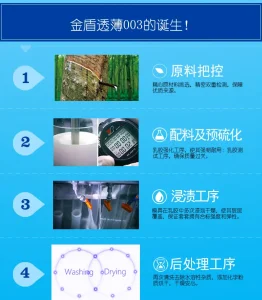 Kindon Ultra-Thin 003 Invisible Feel Silky Lubricated Natural Latex Male Condoms 7pcs