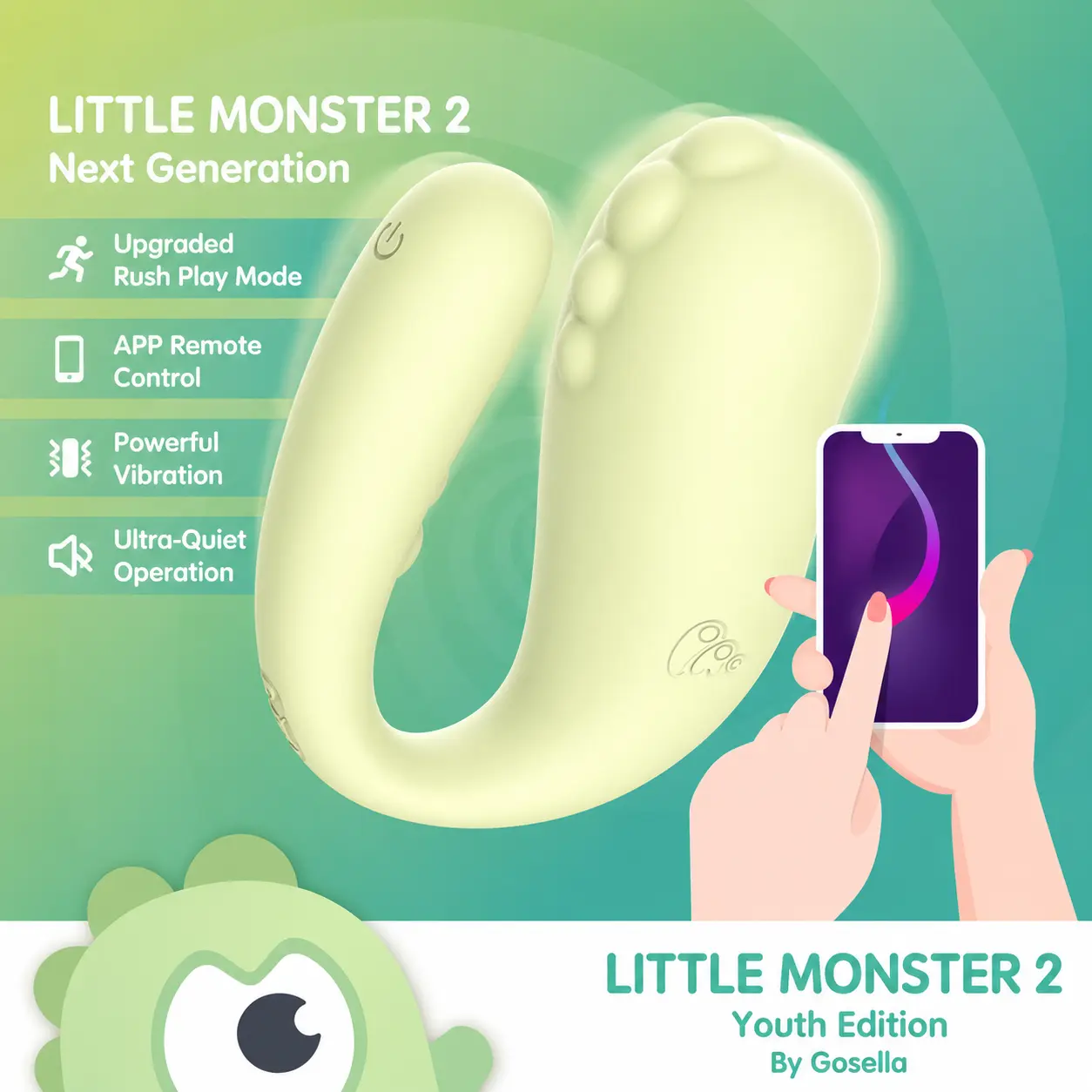monster-pub-2-app-controlled-g-spot-vibrator-master-godzilla-01 Monster Pub 2 APP Controlled G-Spot Stimulation Remote Vibrator Toys Master Godzilla Mr. Devil Dr. Whale