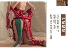 Sexy Lady Lingerie Chinese Hanfu Style Bellyband Cosplay Nightwear Women Bodycon