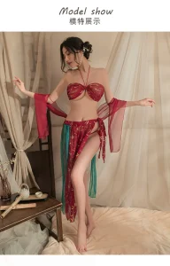 Sexy Lady Lingerie Chinese Hanfu Style Bellyband Cosplay Nightwear Women Bodycon