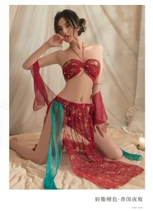 Sexy Lady Lingerie Chinese Hanfu Style Bellyband Cosplay Nightwear Women Bodycon