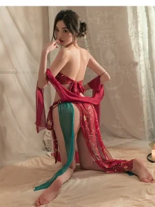 Sexy Lady Lingerie Chinese Hanfu Style Bellyband Cosplay Nightwear Women Bodycon