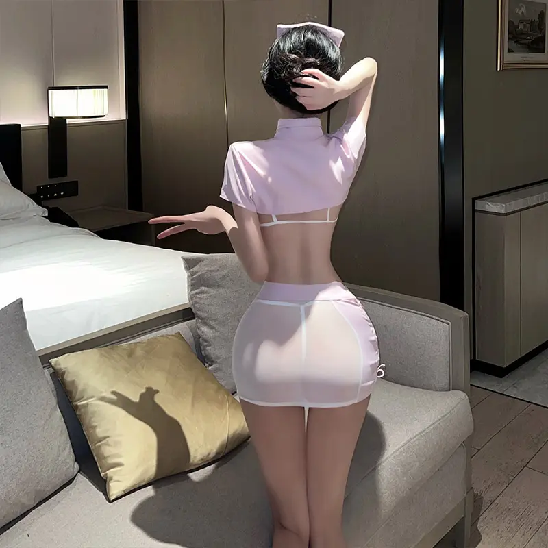 sexy-nurse-costume-for-women-nurse-cosplay-babydoll-outfit-role-play-underwear-dress-with-hat-06 Sexy Nurse Costume for Women Nurse Cosplay Lingerie Babydoll Outfit Role Play Underwear Dress with Hat