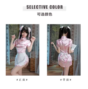 Sexy Underwear Chinese Niang Cheongsam Passionate Free Couple Flirting Seduction Pure Desire Uniform Cosplay