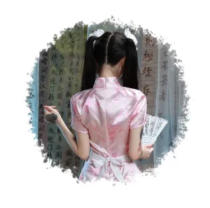 Sexy Underwear Chinese Niang Cheongsam Passionate Free Couple Flirting Seduction Pure Desire Uniform Cosplay