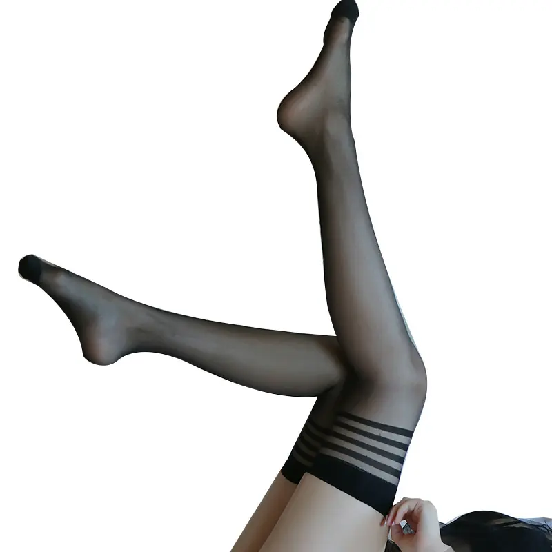 Thigh High Stockings for Women Sexy Elastic Knee High Slim Down Socks Anti Slip Design Luxury Sheers