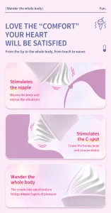 Unique Design Nipple Clit Stimulate Hidden For Egg Vibrator Ice Cream Inspired Sex Toy For Women